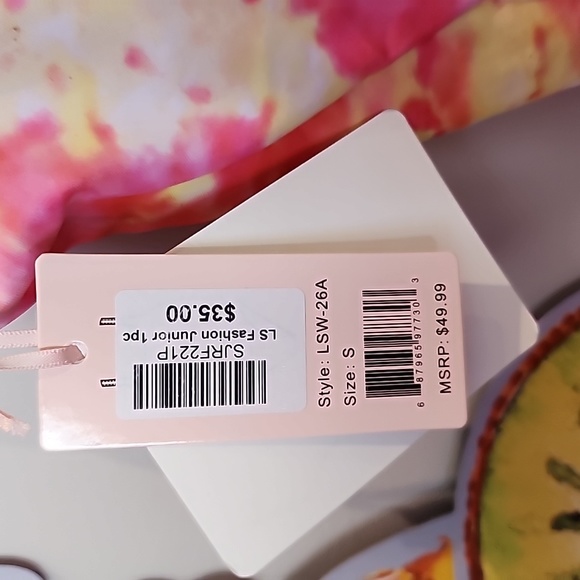 Emme Jordan - "Always Awesome" Tie Dye One-Piece Bathing Suit - Picture 7 of 11